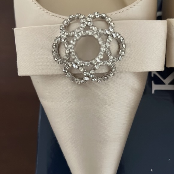 Karen Scott formal shoes, cream, size 8M - Picture 3 of 8